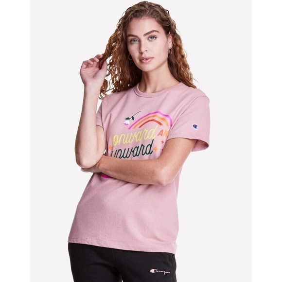 Champion x Steffi Lynn Onward And Upward Heritage Tee - Picture 1 of 5